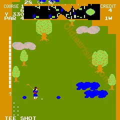 une photo d'Ã©cran de Tournament Pro Golf sur Arcade